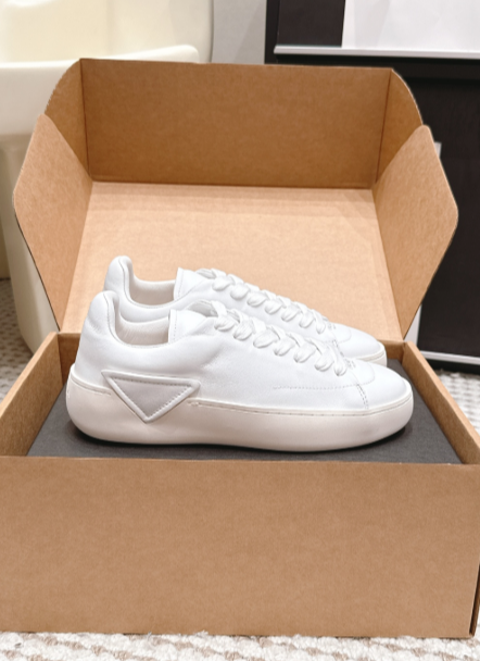 Prada white chunky low-top sneakers