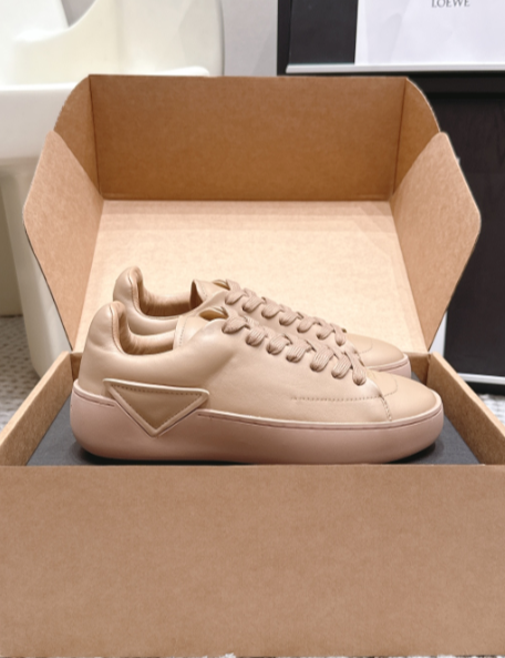 Prada beige chunky low-top sneakers