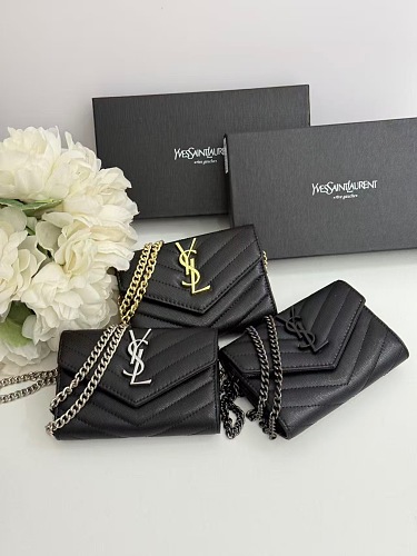 YSL（Saint Laurent） Black Wallet