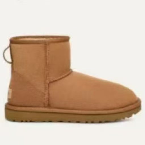 UGG chestnut ankle boots with standard sole