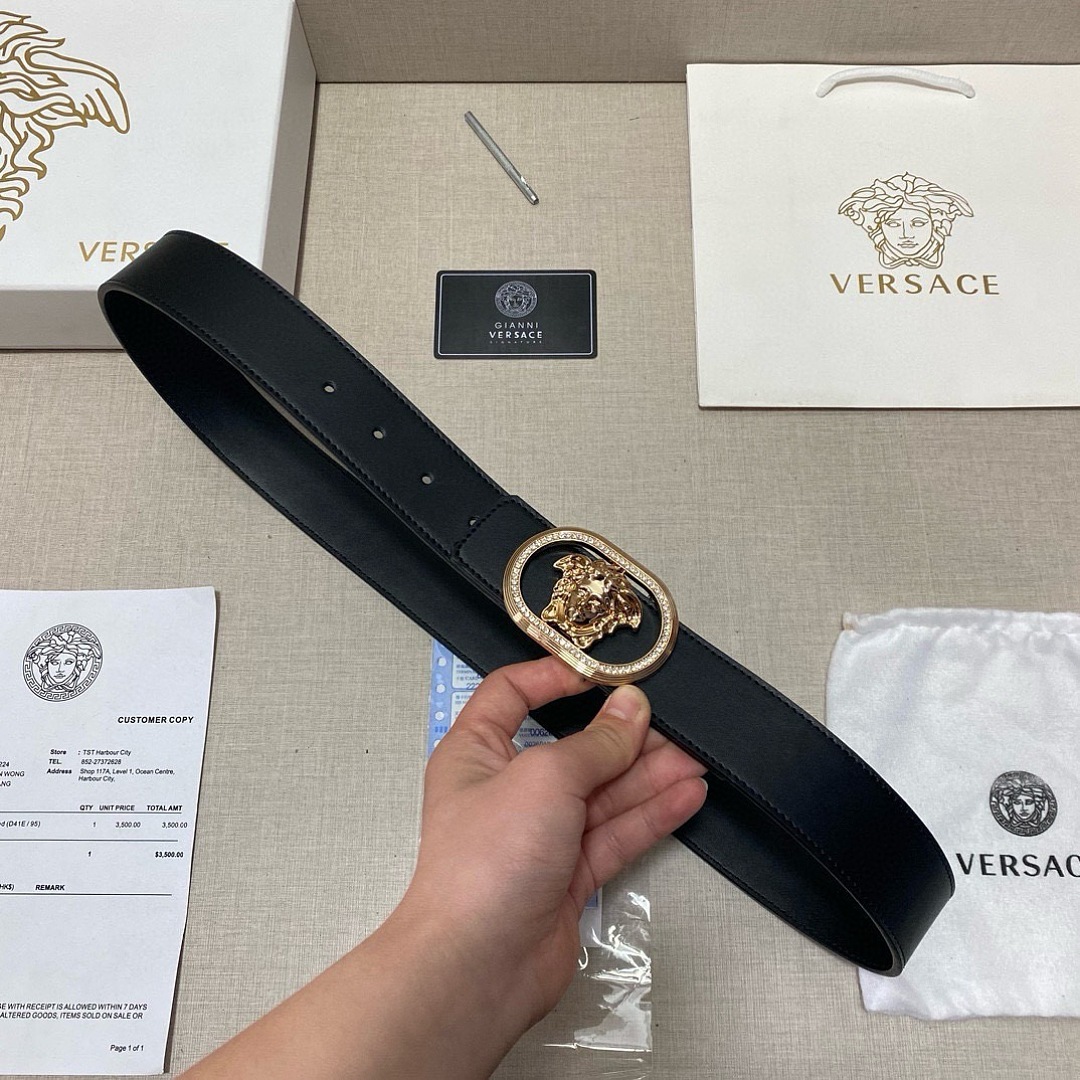 Versace Black Belt