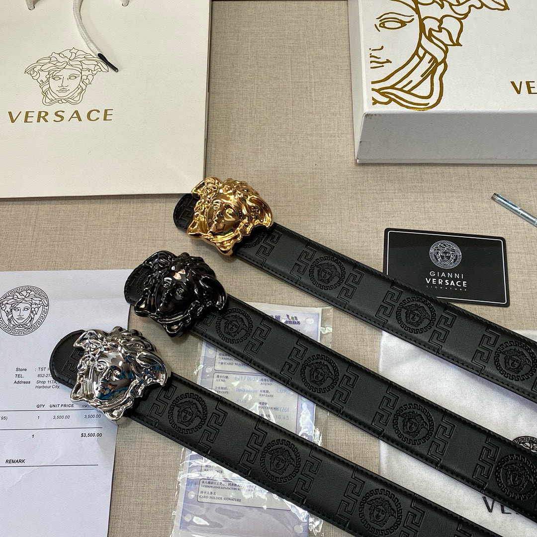 Versace Black Belt