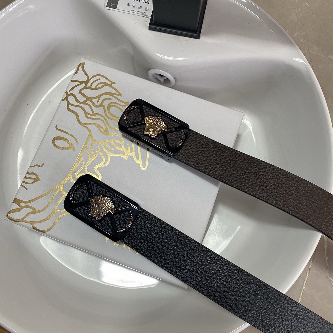 Versace Black Belt
