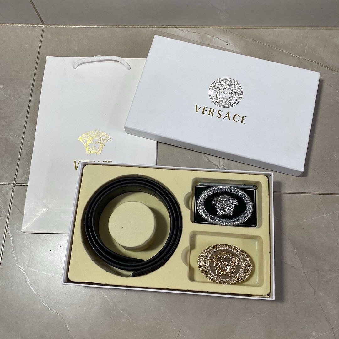 Versace Black Belt