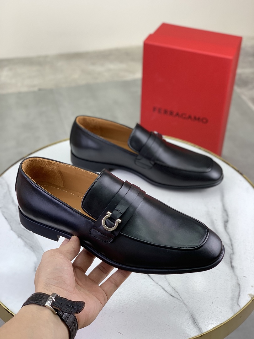 Salvatore Ferragamo Black Shoes