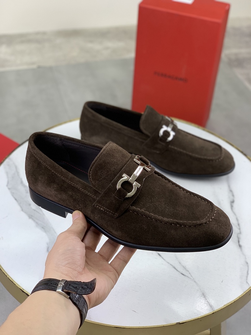 Salvatore Ferragamo Brown Shoes