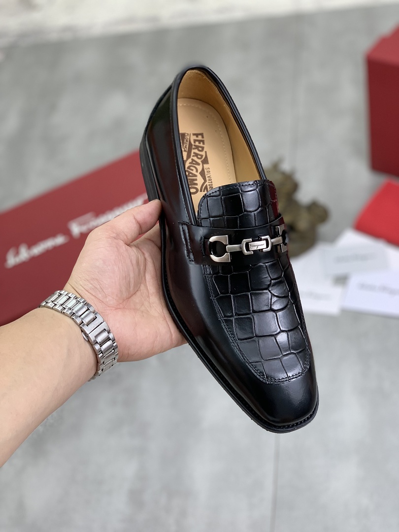 Salvatore Ferragamo Black Shoes