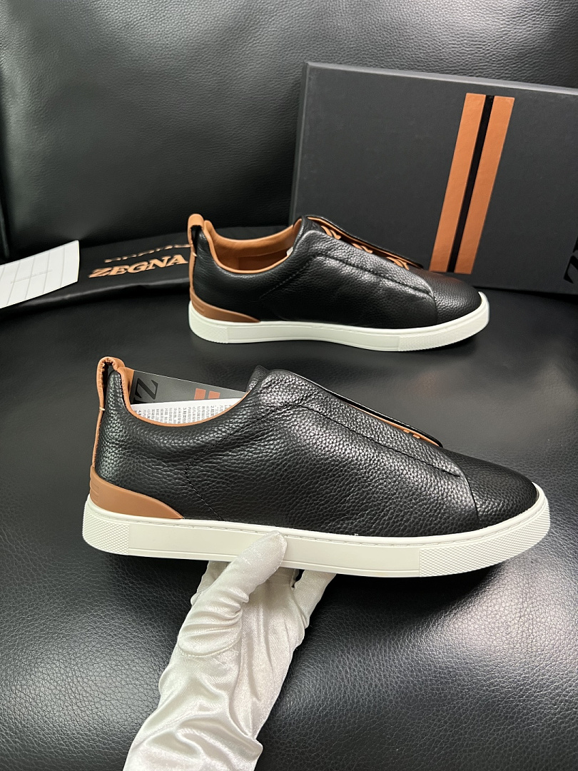 Zegna Black Shoes
