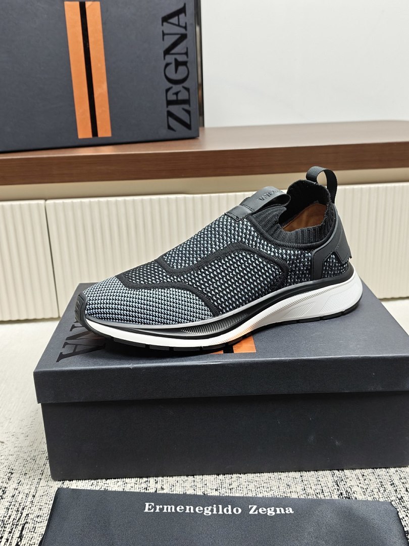 Zegna Black Shoes