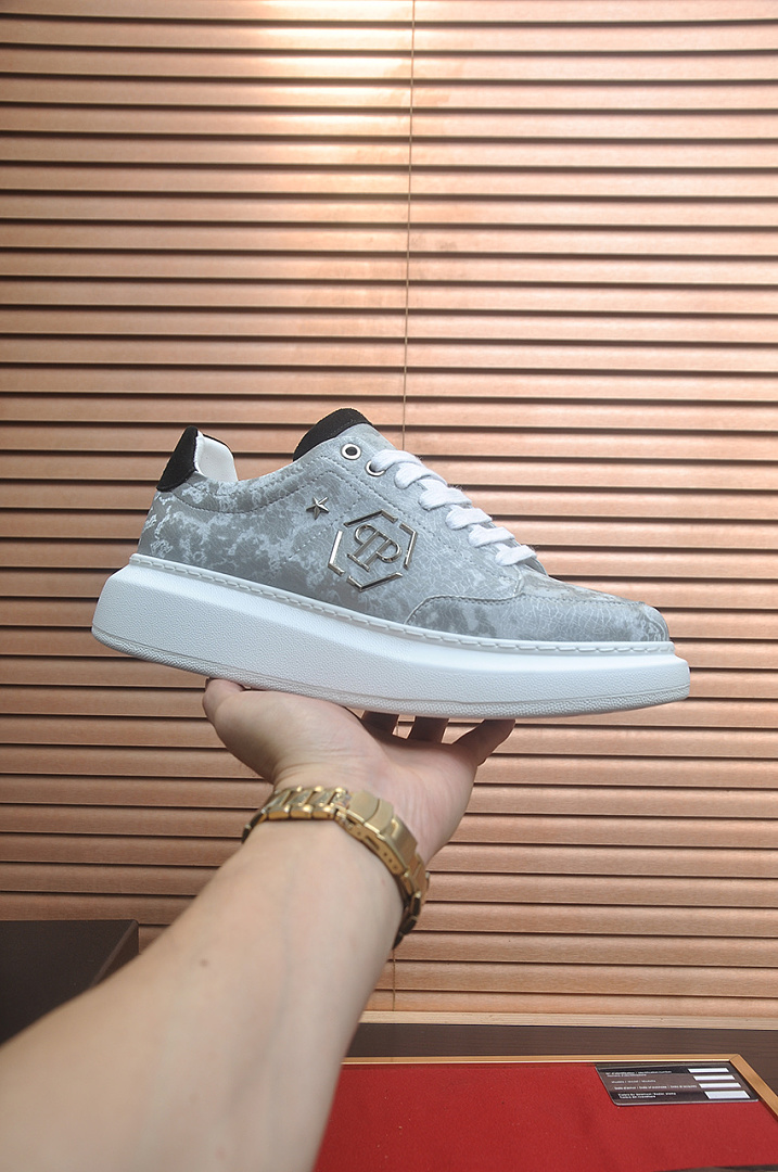 Philipp Plein Grey Shoes