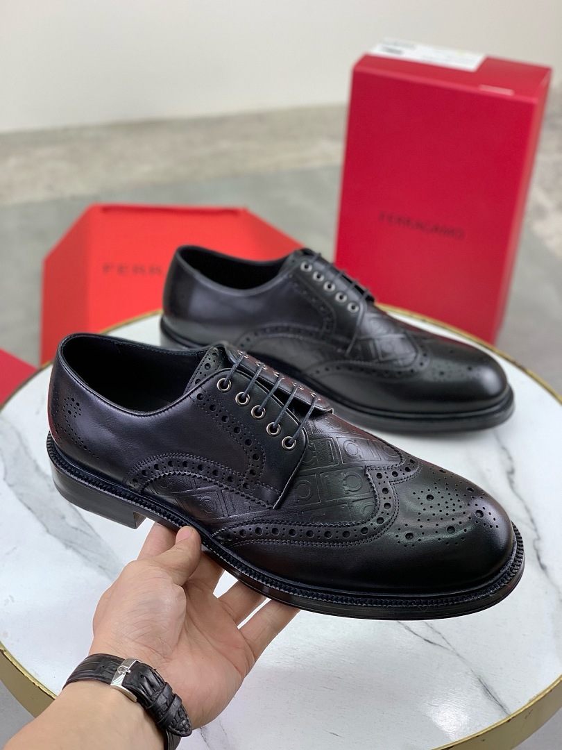 Salvatore Ferragamo Black Shoes