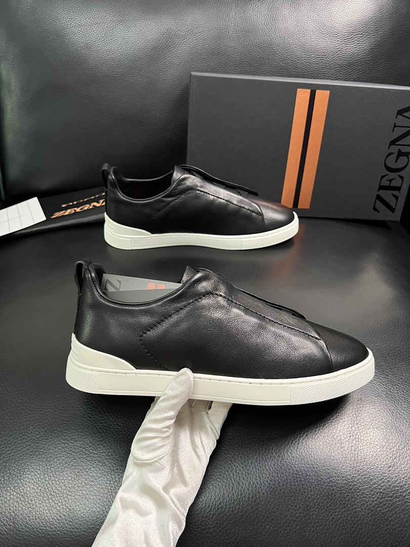 Zegna Black Shoes