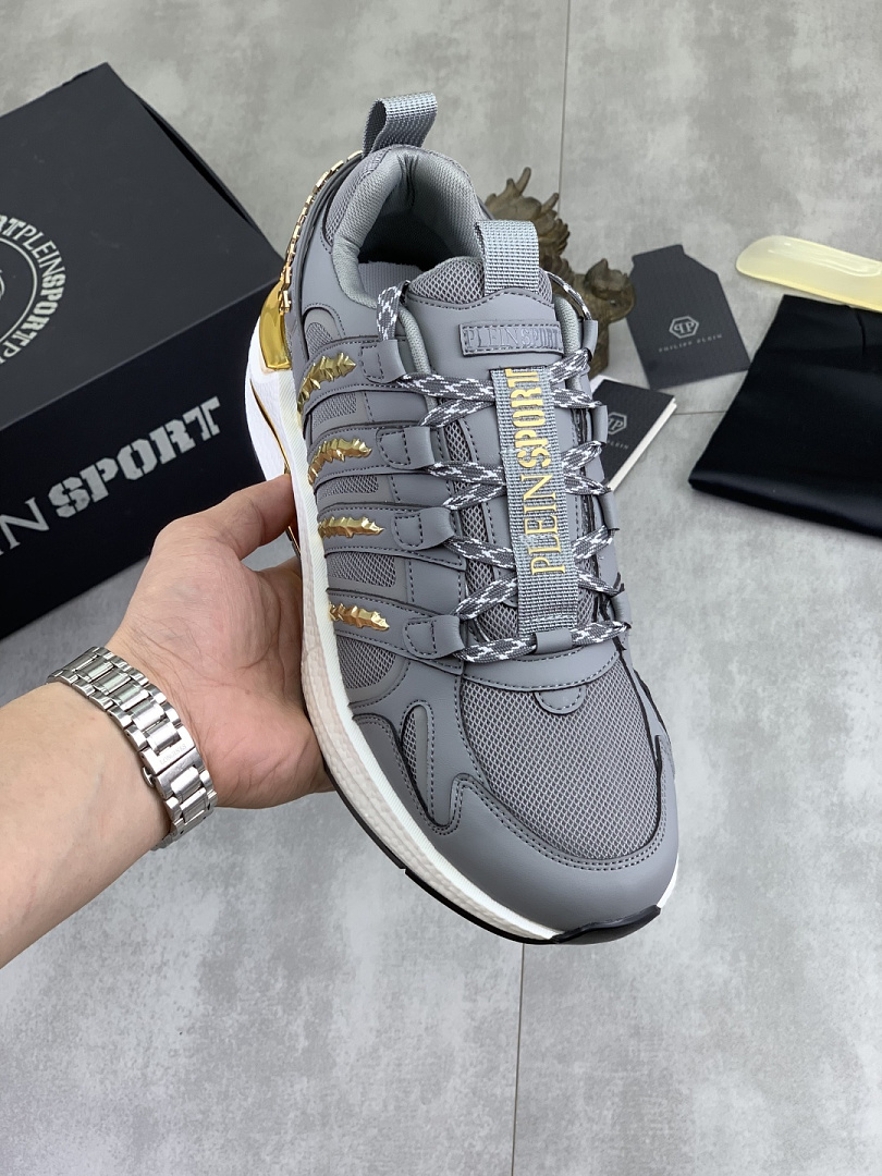Philipp Plein Grey Shoes
