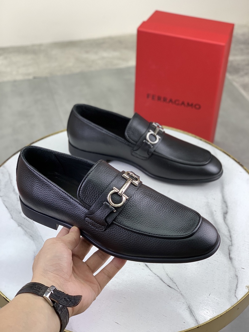 Salvatore Ferragamo Black Shoes