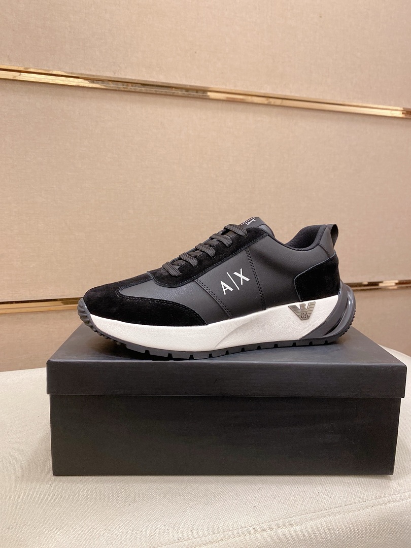Armani Exchange Black Shoes