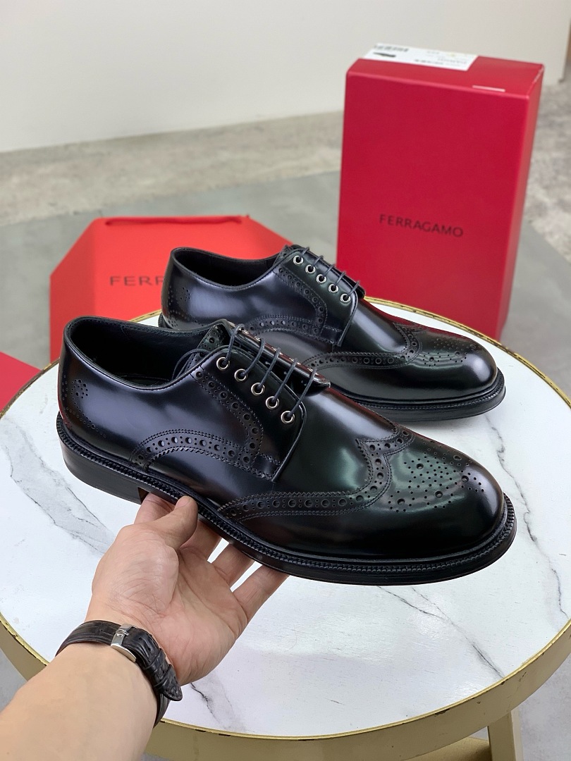 Salvatore Ferragamo Black Shoes