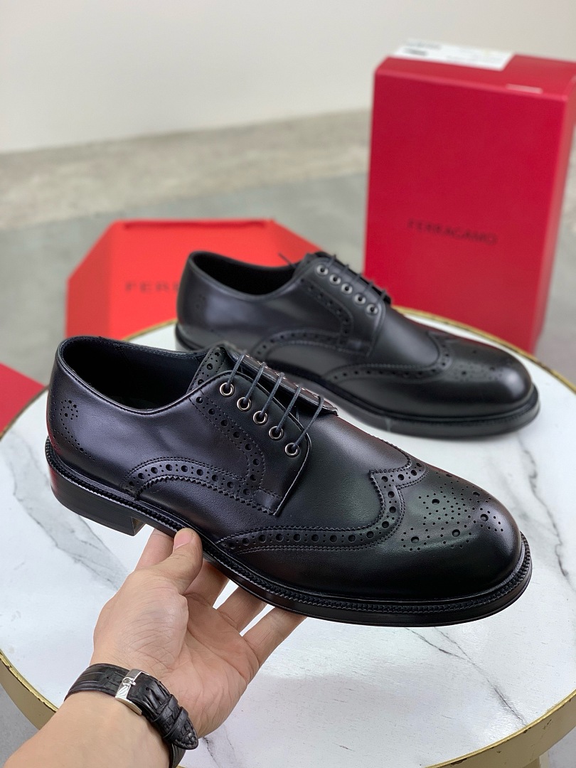 Salvatore Ferragamo Black Shoes