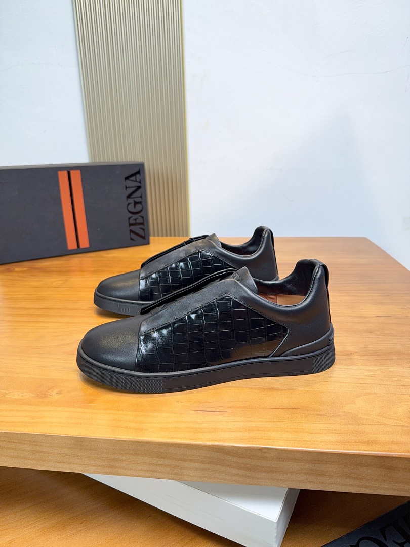Zegna Black Shoes