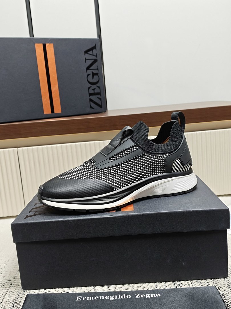 Zegna Black Shoes