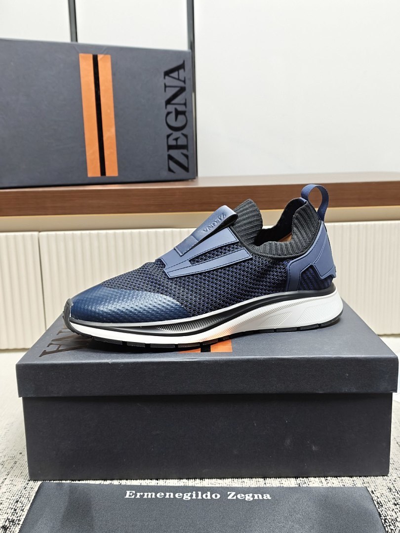 Zegna Blue Shoes