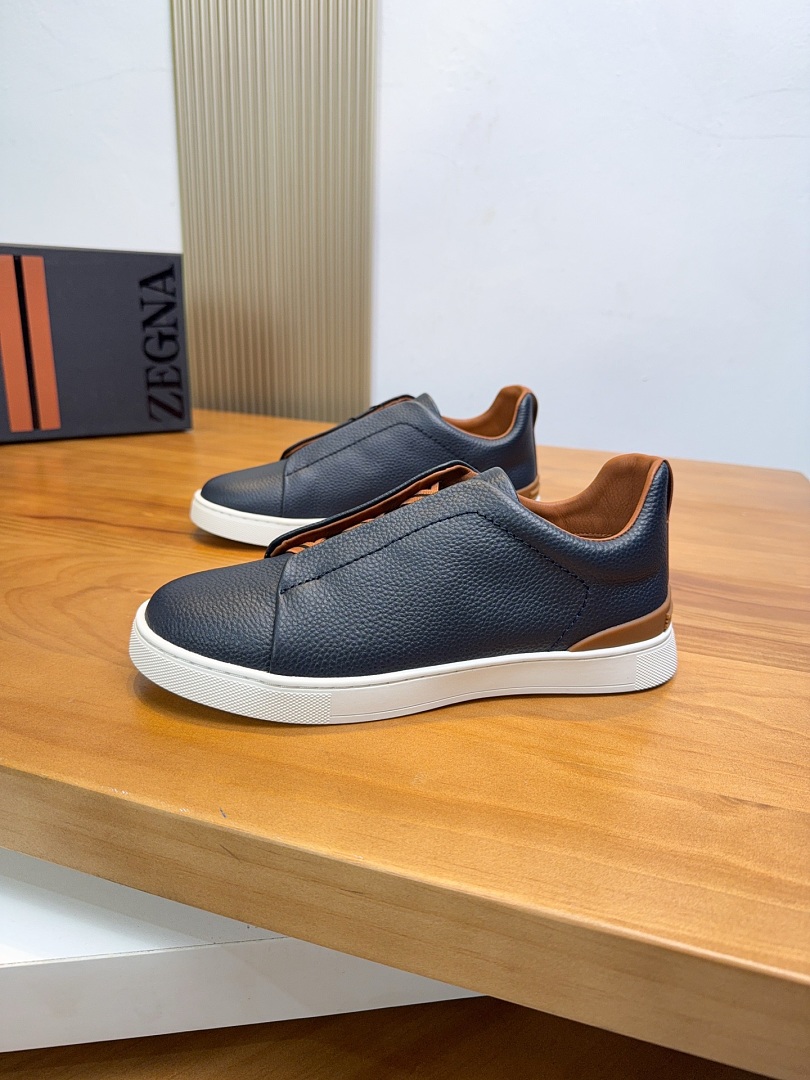 Zegna Blue Shoes