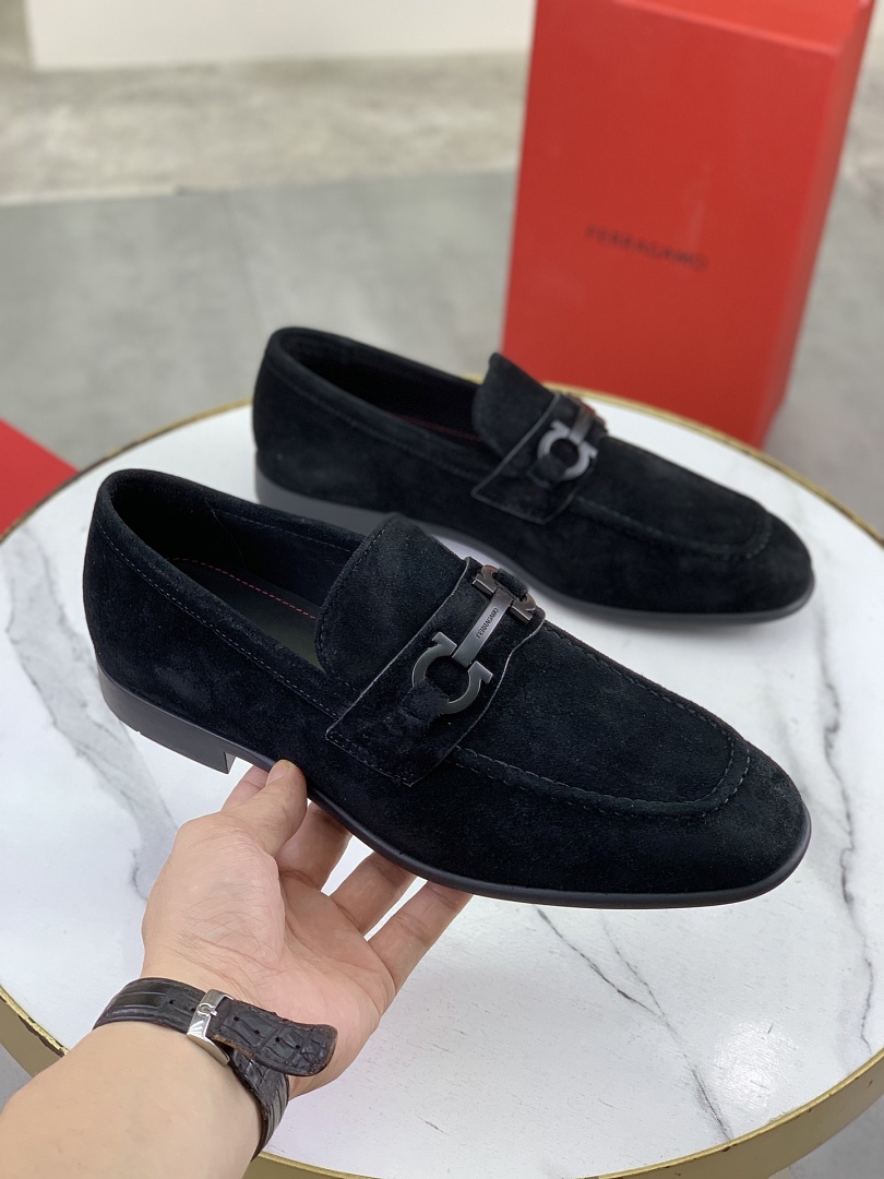 Salvatore Ferragamo Black Shoes