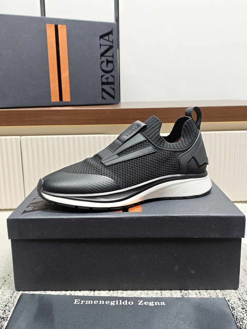 Zegna Black Shoes
