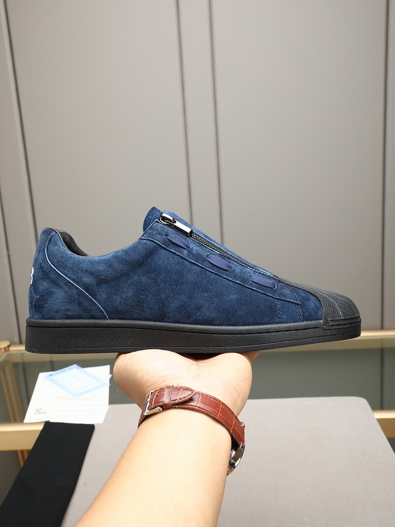 Y-3 Blue Shoes