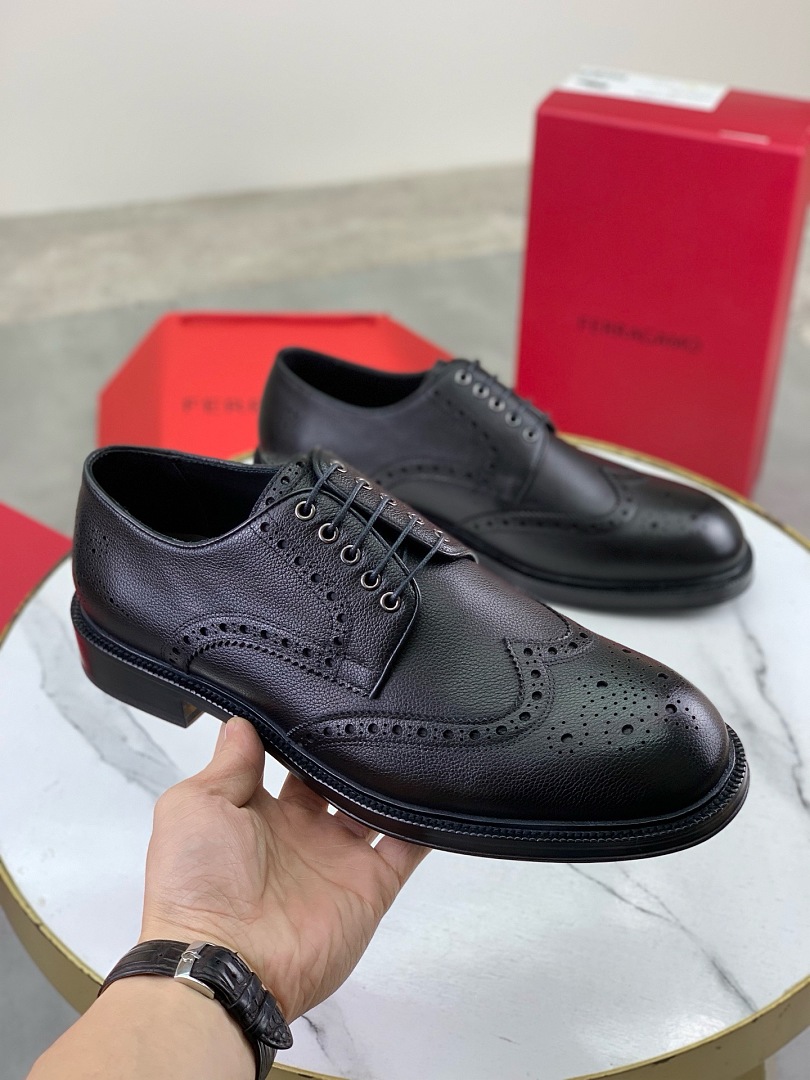 Salvatore Ferragamo Black Shoes