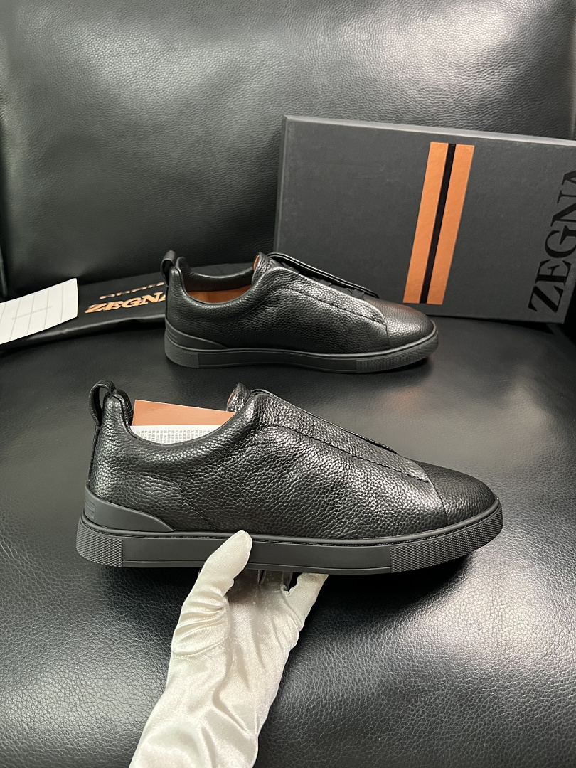 Zegna Black Shoes