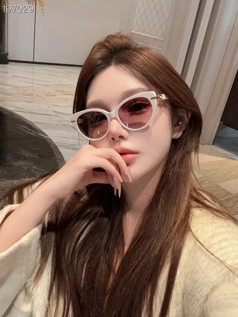 Salvatore Ferragamo White Sunglasses