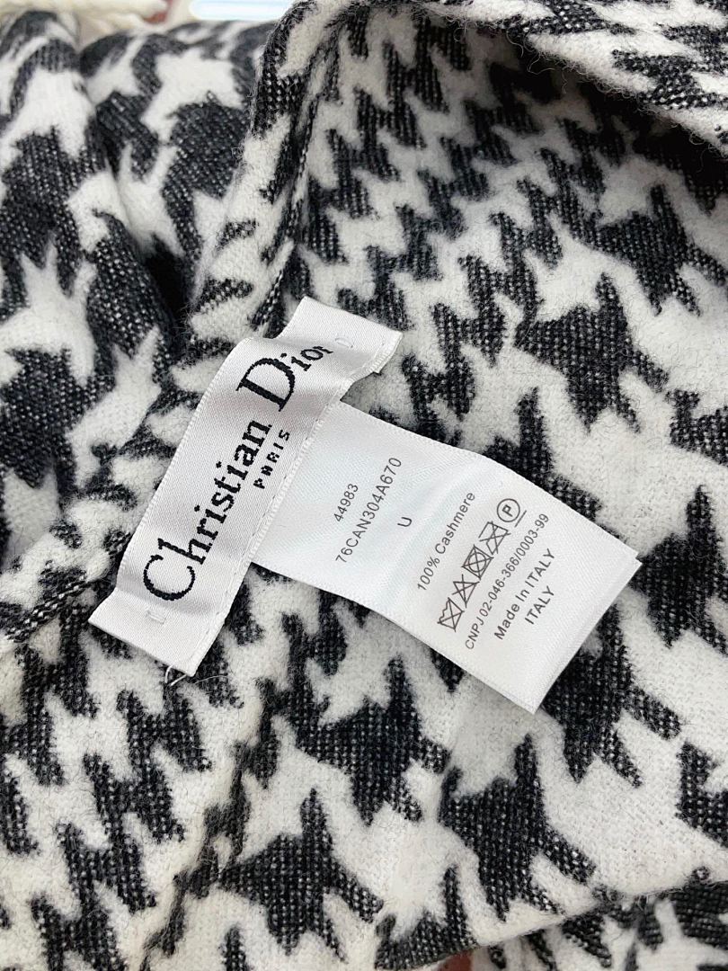 Christian Dior Black Scarf