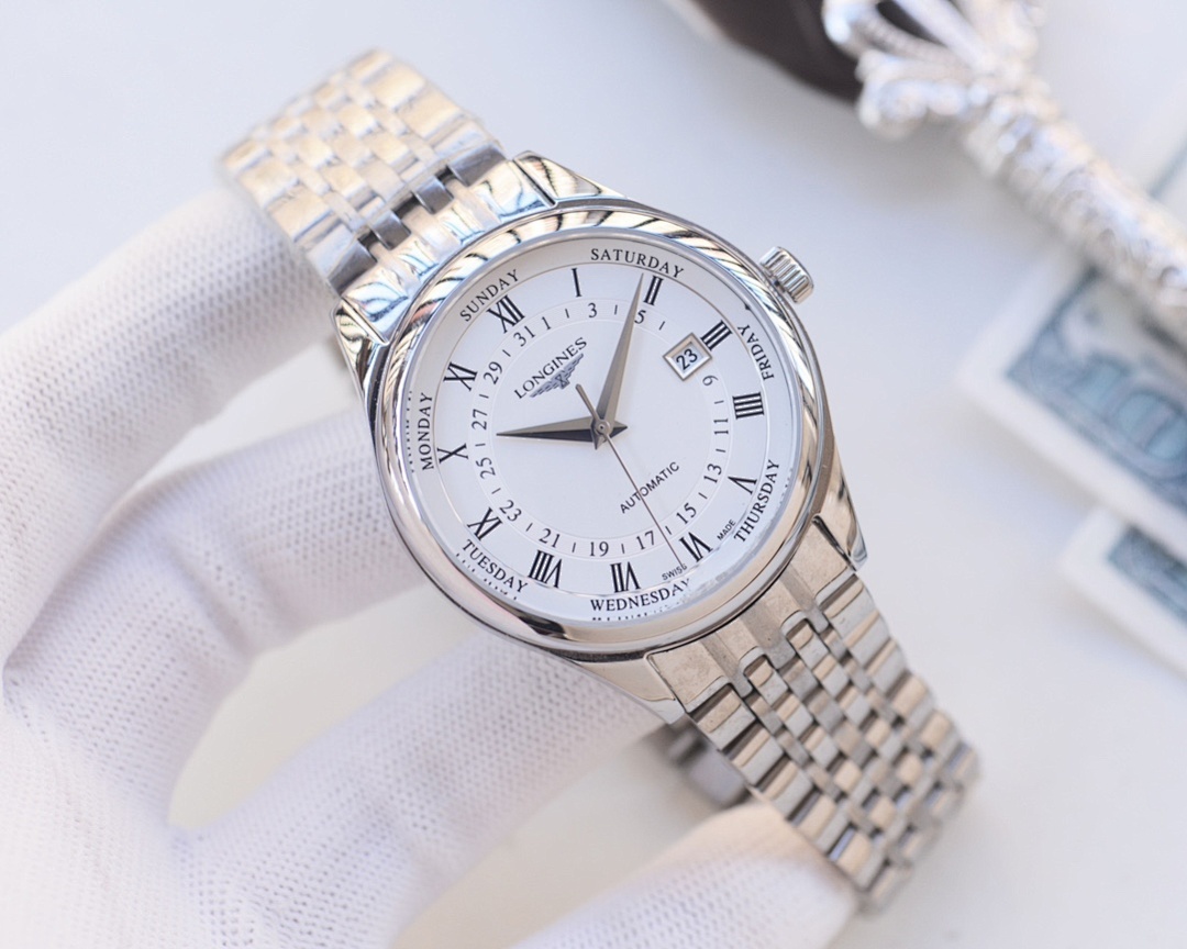 Longines Silver Watch