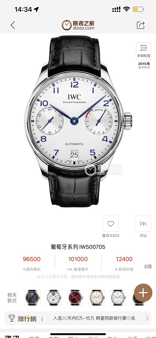 IWC Black Watch